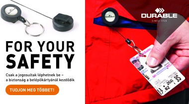 DURABLE kihúzható kártyatartók